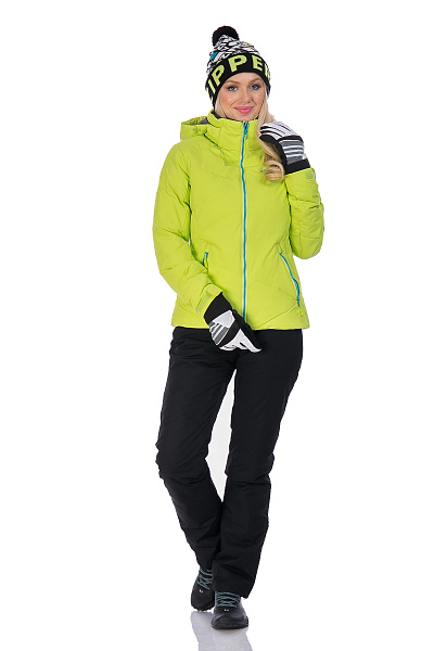 Женский горнолыжный Пуховик Running River Желтый, 827867