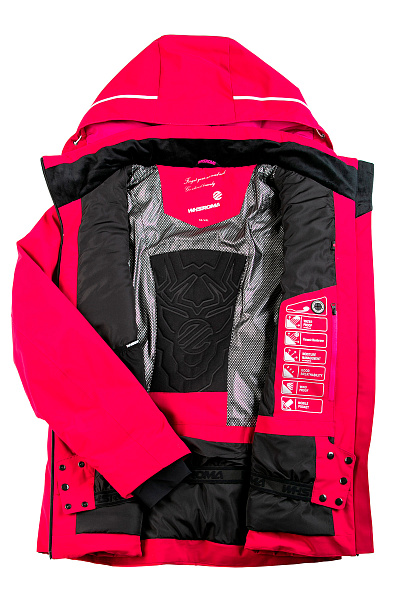 Женская горнолыжная Куртка WHS Малиновый, 8783341