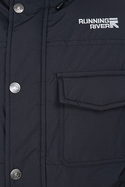 Мужской зимний Пуховик Running River Черный, 827871