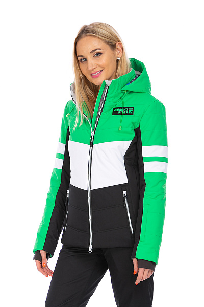 Женская горнолыжная Куртка Running River Зеленый, 8278134