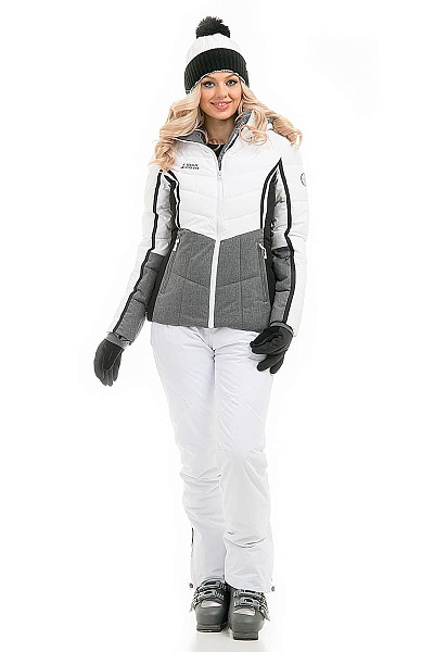 Женский горнолыжный Костюм High Experience Белый, 6980210K2
