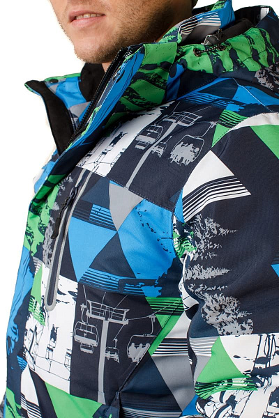 Мужская горнолыжная Куртка High Experience Голубой, 6980140