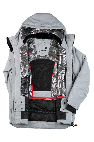 Мужская горнолыжная Куртка WHS Серый, 8783195