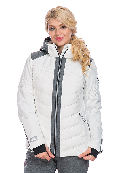Женская горнолыжная Куртка WHS Белый, 8783247