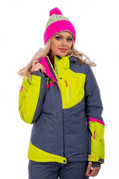 Женская горнолыжная Куртка High Experience Салатовый, 6980194