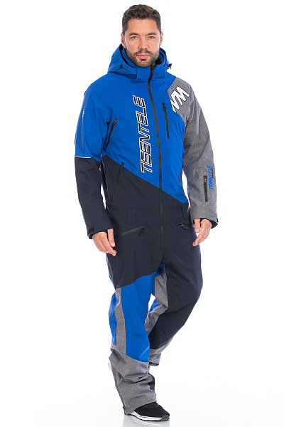 Мужской горнолыжный Комбинезон WHS Синий, 8783367