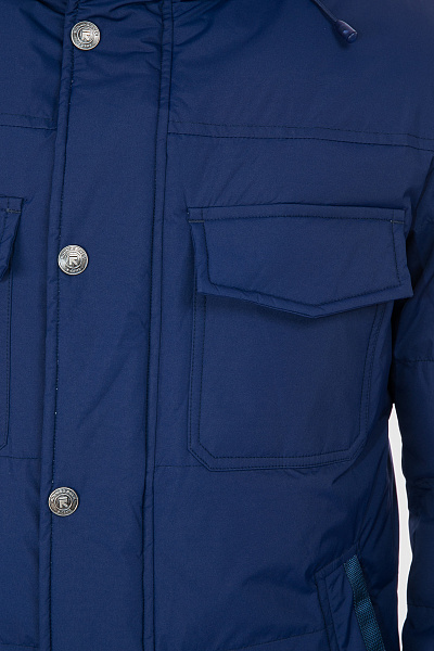 Мужской зимний Пуховик Running River Темно-синий, 827871