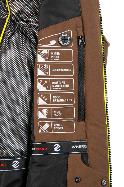 Куртка WHS Коричневый, 8783470
