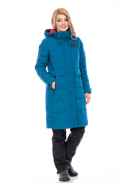 Пуховик Lafor Серо-синий, 76703