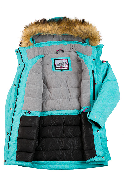 Детская зимняя Куртка WHS Бирюзовый, 8783246