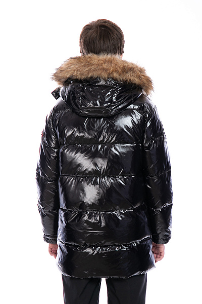 Детский зимний Пуховик WHS Черный, 8783285