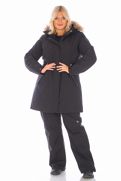 Женская зимняя Парка Lafor Черный, 767036