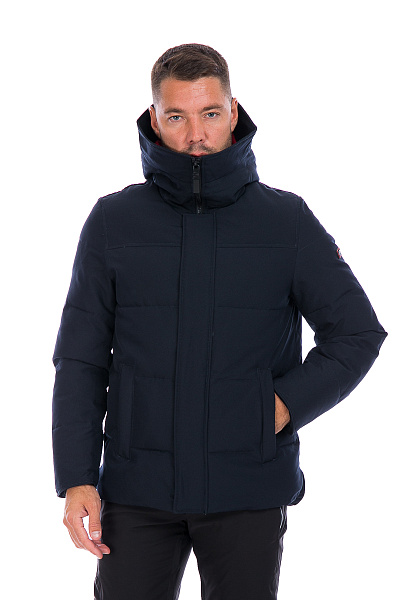 Мужской зимний Пуховик WHS Темно-синий, 8783200