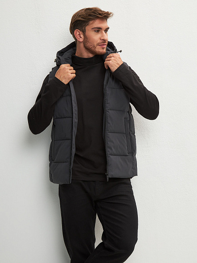 Жилет Tisentele Темно-серый, 847665