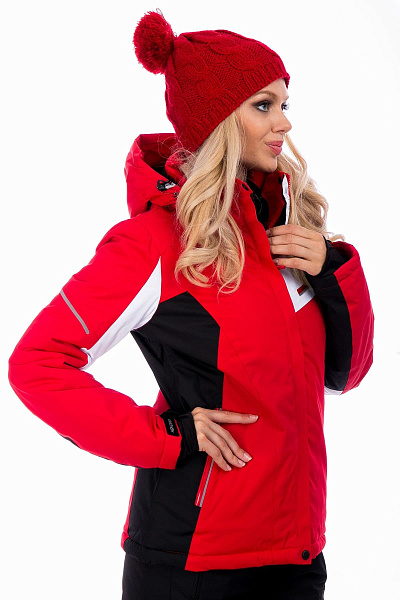 Женская горнолыжная Куртка High Experience Красный, 6980281