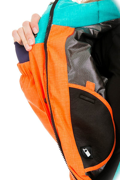 Женский горнолыжный Комбинезон Snow Headquarter Оранжевый, 83818