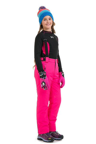 Детские горнолыжные Штаны High Experience Малиновый, 6980180