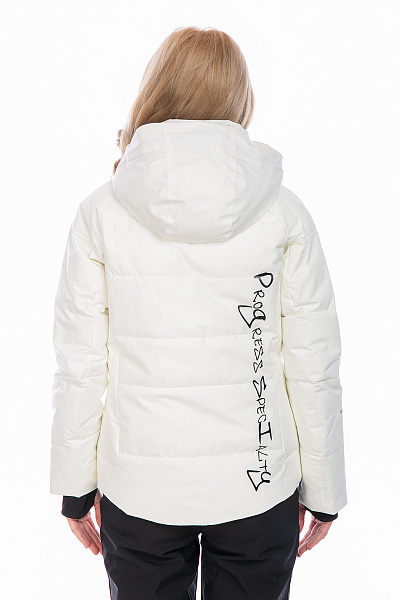 Женский горнолыжный Пуховик WHS Белый, 8783311