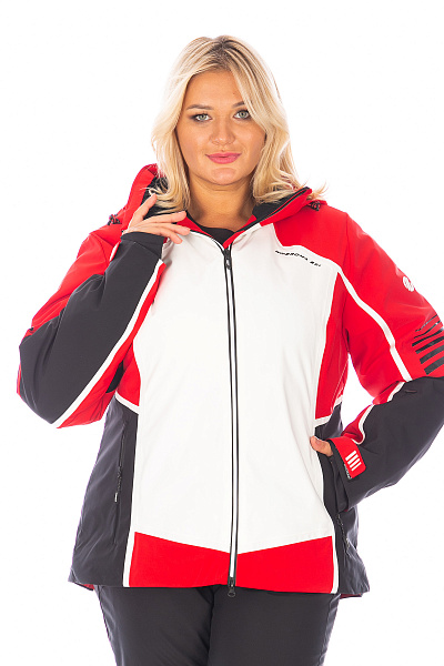 Женская горнолыжная Куртка WHS Белый, 8783359