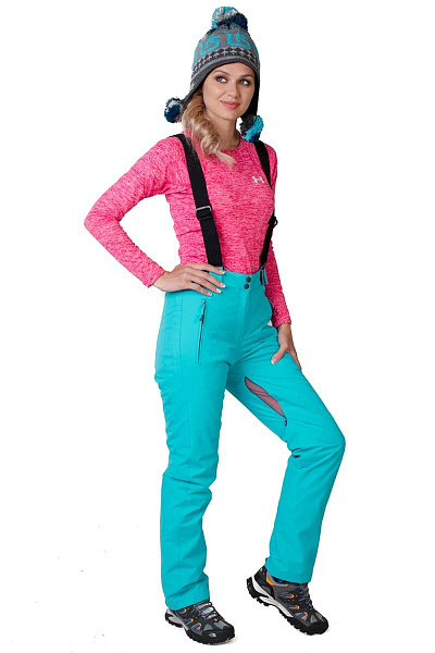 Женские горнолыжные Штаны High Experience Голубой, 6980156
