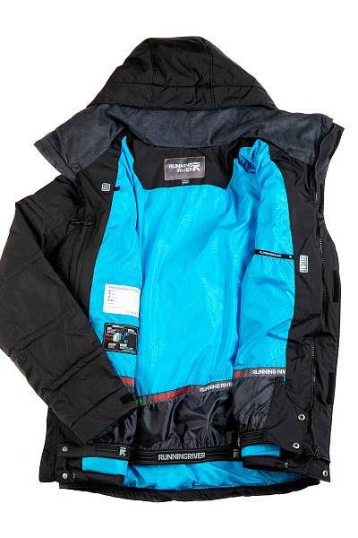 Мужская горнолыжная Куртка Running River Черный, 8278119