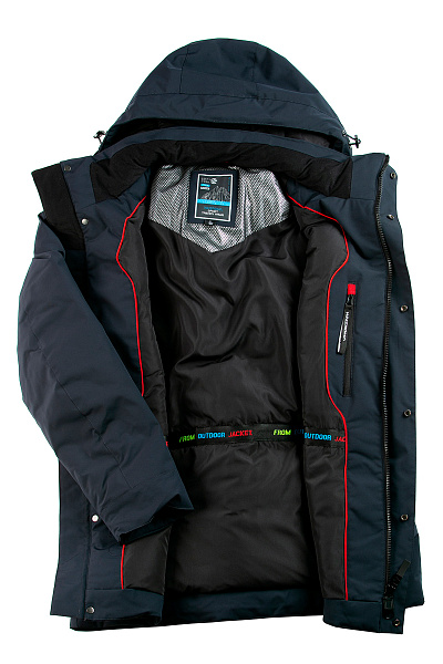 Мужская зимняя Парка WHS Темно-серый, 8783355