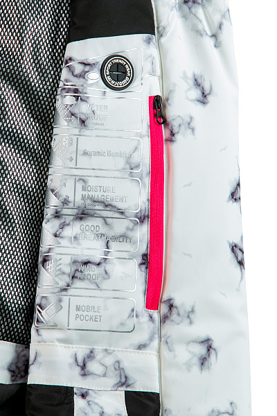 Женская горнолыжная Куртка WHS Белый, 8783333