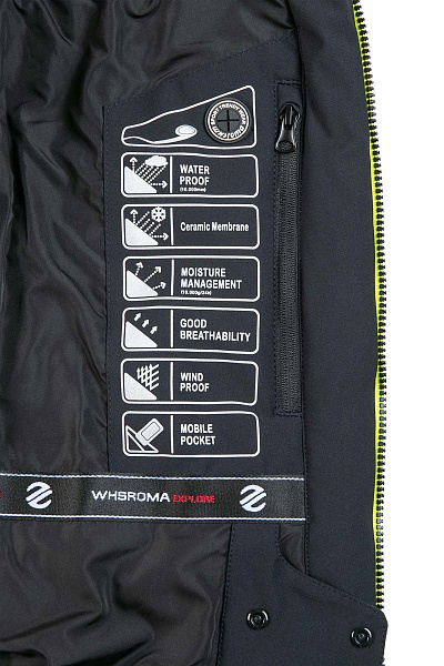 Мужской горнолыжный Костюм WHS Темно-серый, 8783470K1