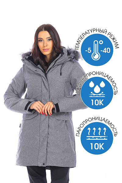 Парка Tisentele Серый, 847628