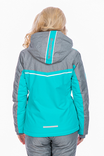 Женская горнолыжная Куртка High Experience Бирюзовый, 6980308