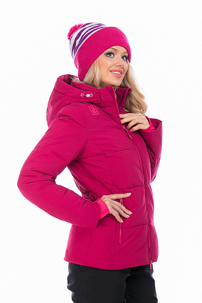 Женский горнолыжный Пуховик WHS Малиновый, 8783188