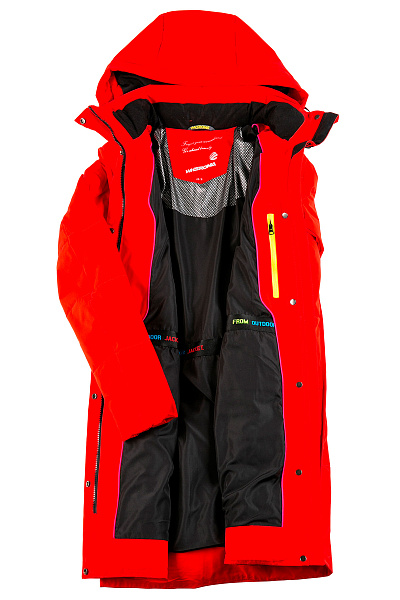 Женский зимний Пуховик WHS Красный, 8783322