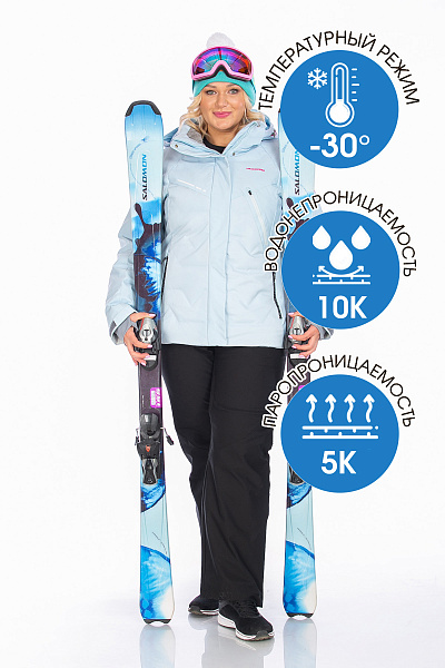 Куртка женская WHS Голубой, 8783397