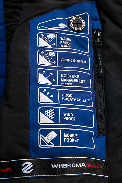 Мужской горнолыжный Костюм WHS Синий, 8783390K2