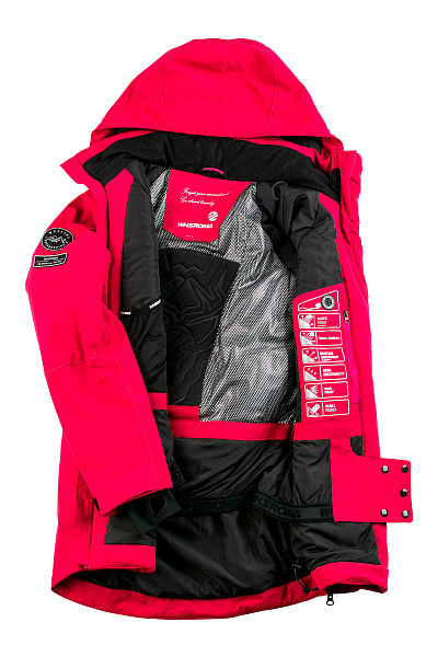 Женская горнолыжная Куртка WHS Малиновый, 8783333