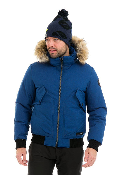 Мужской зимний Пуховик WHS Синий, 878390