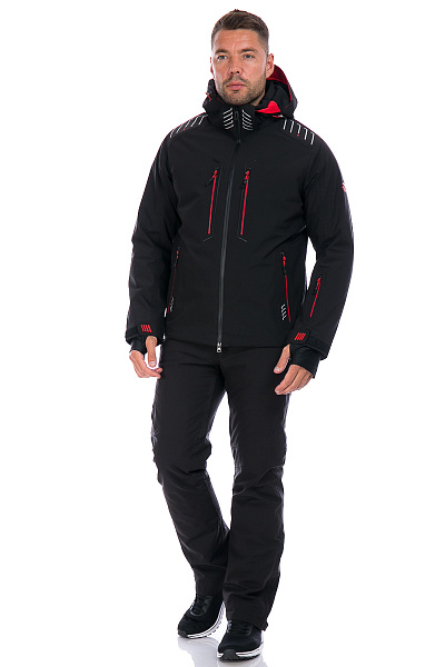 Мужская горнолыжная Куртка WHS Черный, 8783202