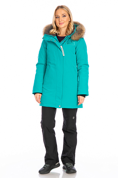 Женская зимняя Парка Running River Бирюзовый, 8278121