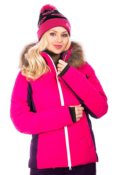 Женский горнолыжный Пуховик Running River Малиновый, 827827
