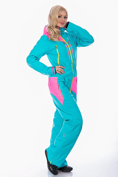 Женский горнолыжный Комбинезон Snow Headquarter Голубой, 838116