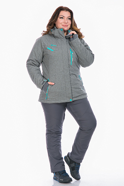 Женский горнолыжный Костюм High Experience Серый, 6980374K1