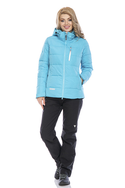 Женский зимний Пуховик Lafor Голубой, 76701