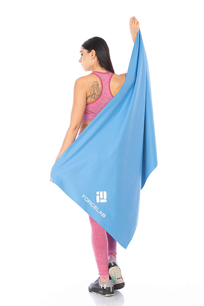 Полотенце Forcelab Голубой 80х130, 7066135