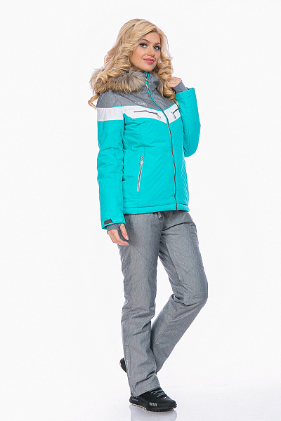 Женский горнолыжный Костюм High Experience Бирюзовый, 6980309K1