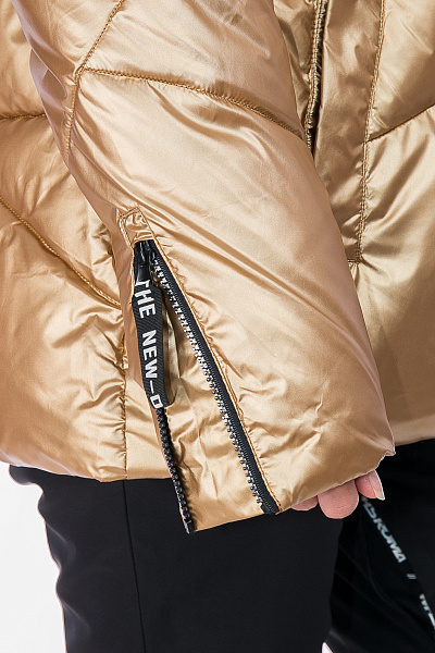 Женский зимний Пуховик WHS Желтый, 8783204