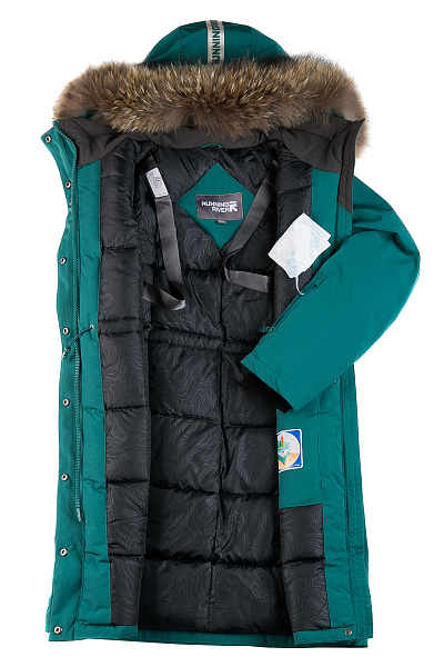 Женская зимняя Куртка Running River Бирюзовый, 827865