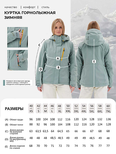 Куртка Lafor Пыльно-зеленый, 7670167