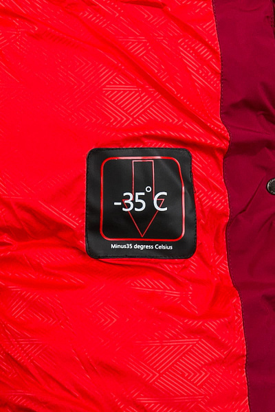 Женский зимний Пуховик WHS Бордовый, 8783155