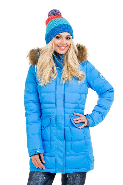 Женская зимняя Парка High Experience Голубой, 6980177