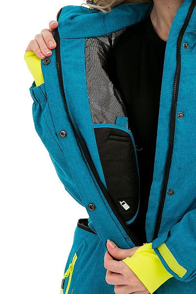 Женский горнолыжный Комбинезон Snow Headquarter Бирюзовый, 838111